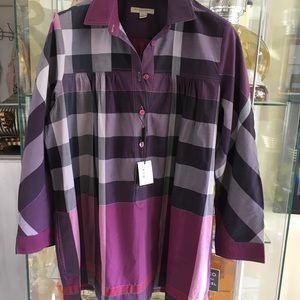 Authentic Burberry  tonic   blouse